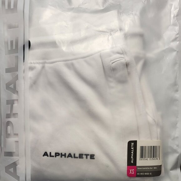Alphalete Women's White Essential Core Shorts Size XS NWT - Picture 4 of 7